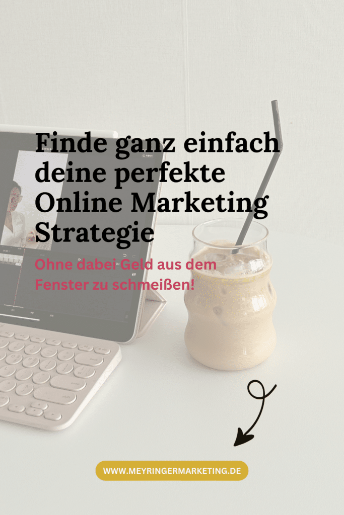 Online Marketing Strategie finden